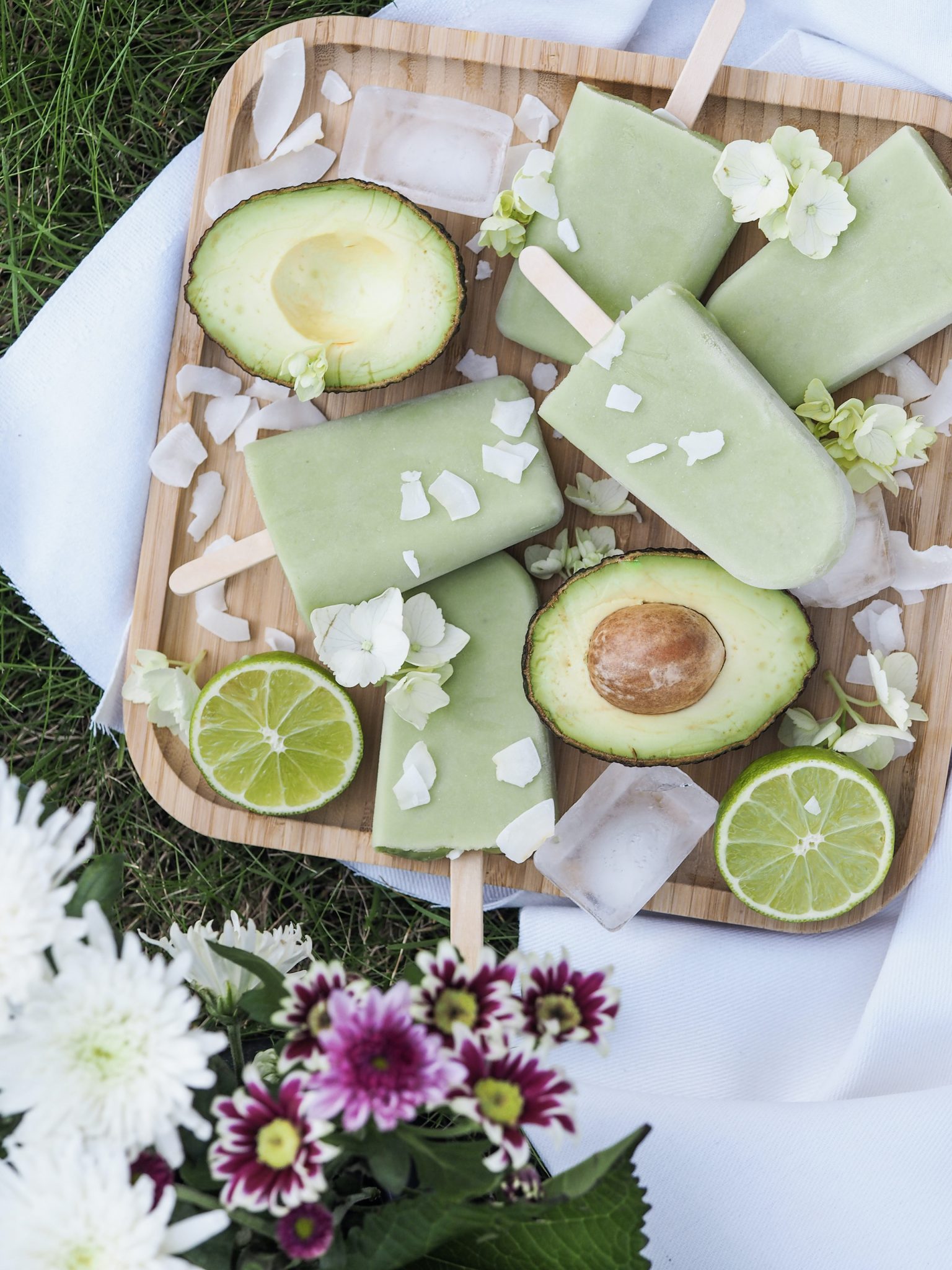 Vegan Avocado Coconut Lime Popsicles Recipe