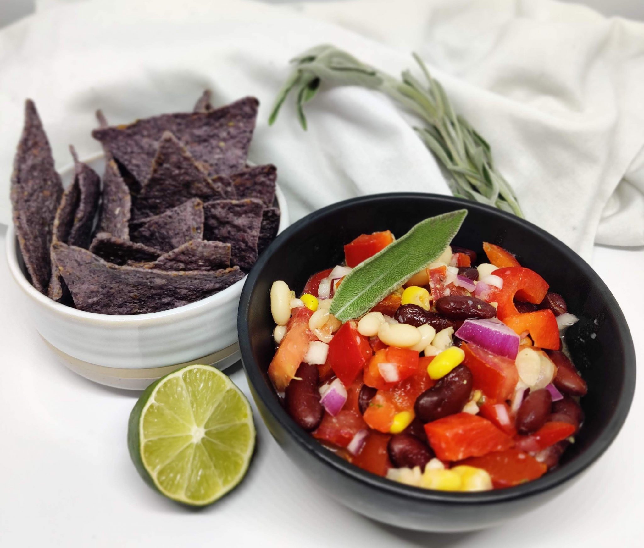 bean sage salsa
