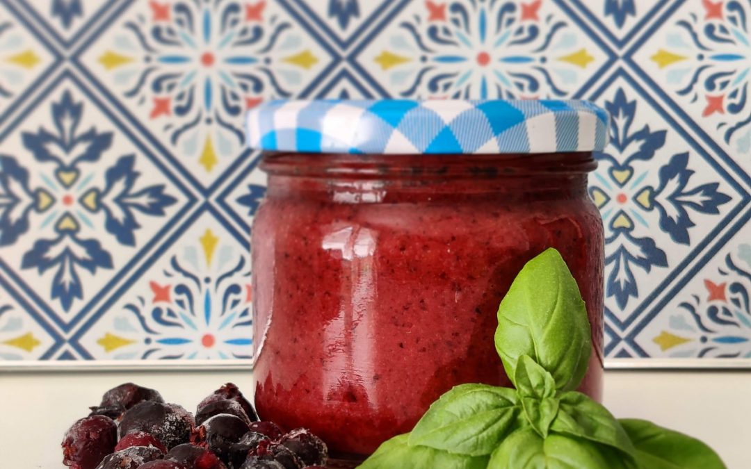 Saskatoon Basil Vinaigrette