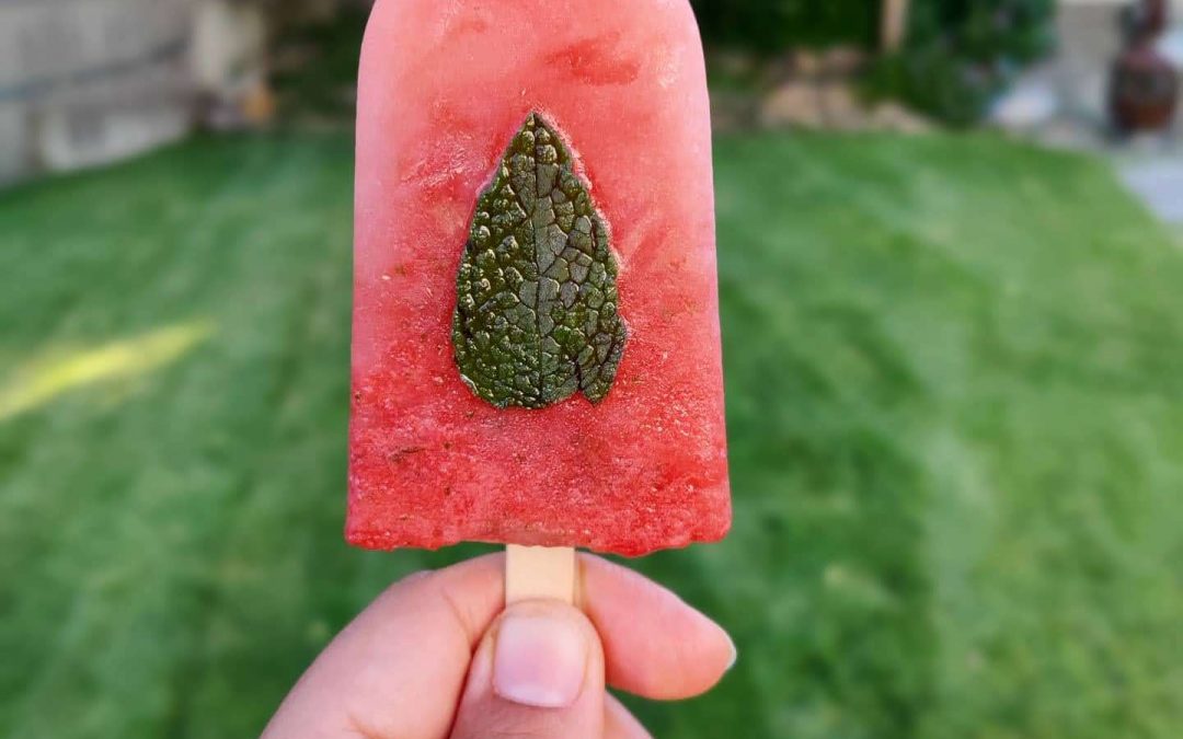 Watermelon Mint Popsicles
