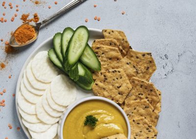 Turmeric Ginger Lentil Dip