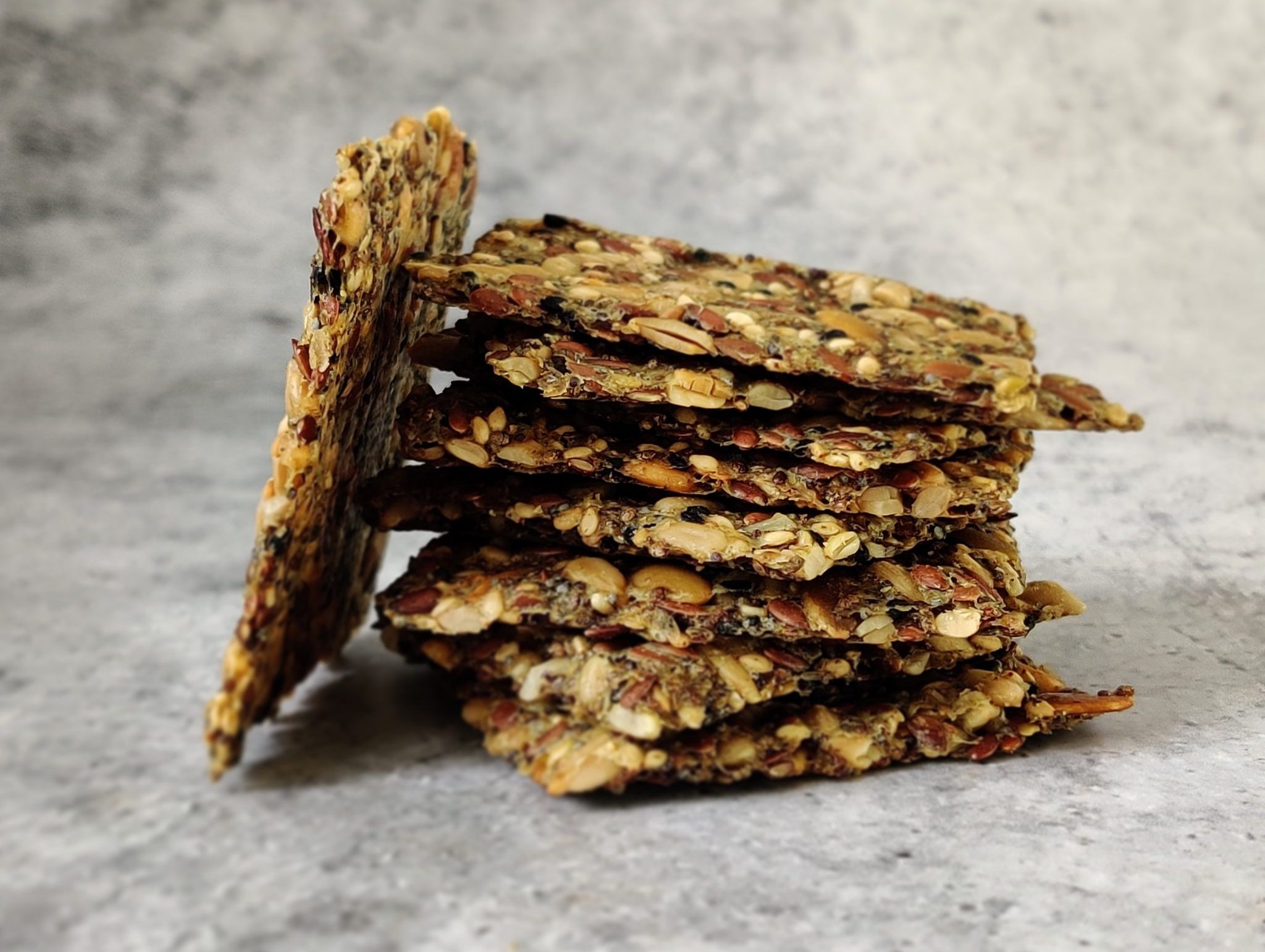 seeded crackers