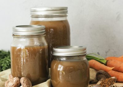 Vegan Broth; Chaga-Miso-Muhsroom