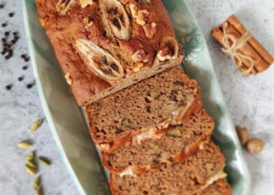 Chai Spiced Vegan Banana Bread
