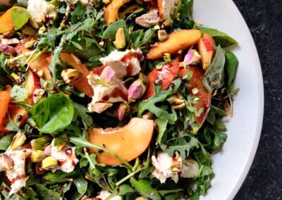 Stone Fruit & Basil Salad