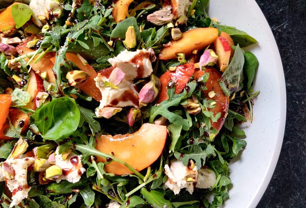 Stone Fruit & Basil Salad